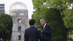 Il primo presidente a Hiroshima