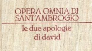 Le due apologie di David
