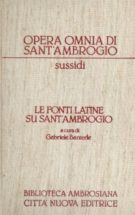 Copertina Le fonti latine su sant’Ambrogio