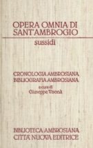 Copertina Cronologia Ambrosiana / Bibliografia Ambrosiana (1900-2000)