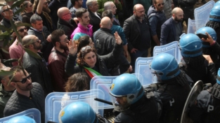 Proteste per il gasdotto in Puglia