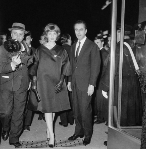Con Antonioni ai Nastri D'Agento per "La notte" (1962)