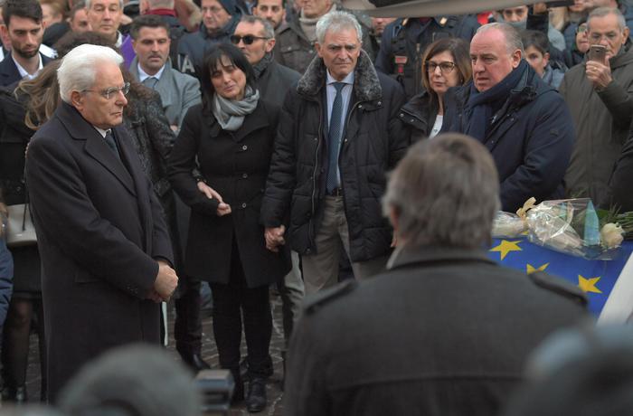 Funeral of Antonio Megalizzi in Trento