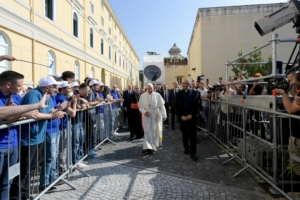 Pope Francis in Naples