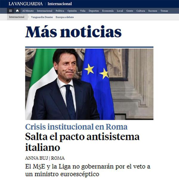 Stampa estera su situazione politica italiana