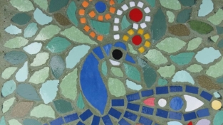 I mosaici di Irina sulle buche di Messina