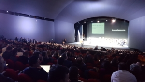 La sala gremita di Santa Cecilia per la giornata conclusiva del convegno sulla IA