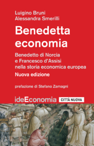 Luigino Bruni e Alessandra Smerilli, autori di Bedetta economia (copertina)a