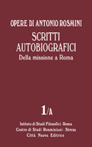 Copertina Scritti autobiografici – Della missione a Roma