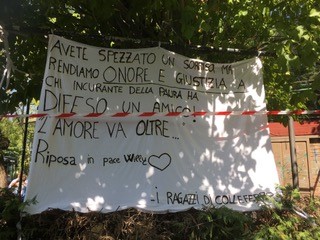 cartellone in onore di Willy