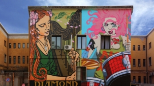 Un museo a cielo aperto di street art nel Lazio