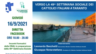 Verso la 49^ Settimana Sociale dei cattolici italiani a Taranto