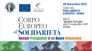 I giovani protagonisti di un nuovo umanesimo: il convegno “Corpo Europeo di Solidarieta”