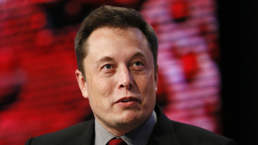 Elon Musk, Tesla Chairman, Product Architect and CEO, speaks at the Automotive News World Congress in Detroit, Tuesday, Jan. 13, 2015. (AP Photo/Paul Sancya)