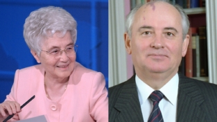 Chiara Lubich e Michail Gorbačëv