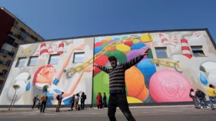 A Napoli un eco-murales che assorbe lo smog