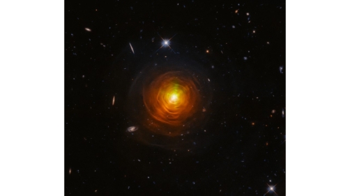 the red giant star CW Leonis - IMAGE: ESA/Hubble, NASA, Toshiya Ueta (University of Denver), Hyosun Kim (KASI)