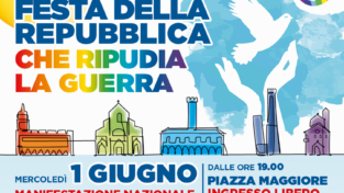 Bologna. Festa della Repubblica che ripudia la guerra