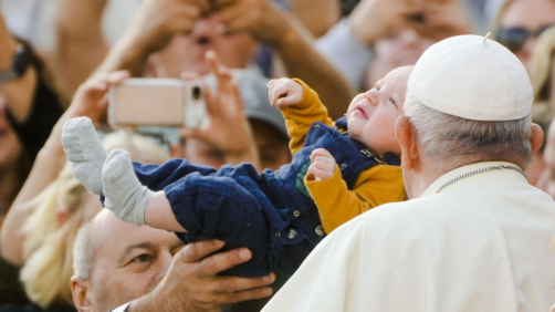 Pope Francis arrives for his weekly general audience in St. Peter's Square at the Vatican, Wednesday, Sept. 28, 2022. (AP Photo/Gregorio Borgia)