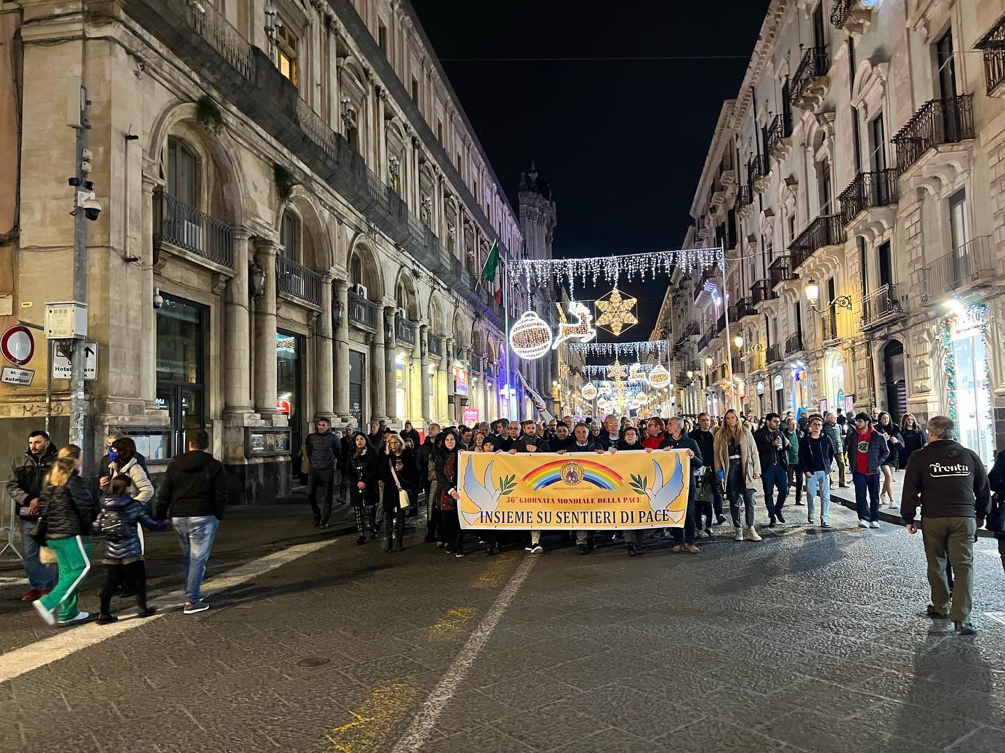 manifestazione pace catania