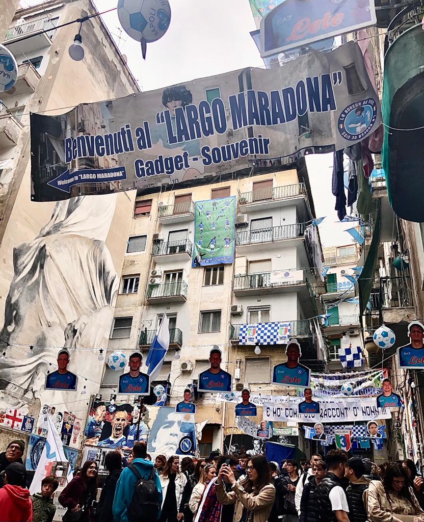 Largo Maradona, Quartieri spagnoli, Napoli. Foto di Sara Fornaro