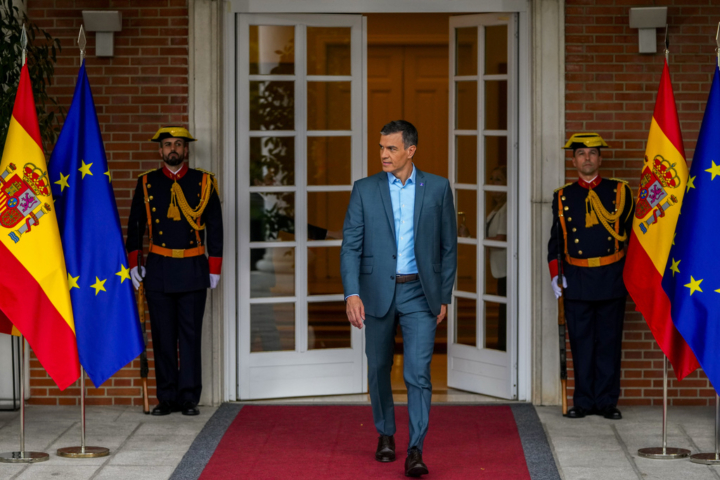 Il primo ministro spagnolo Pedro Sanchez, AP Photo/Manu Fernandez