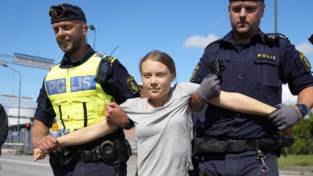 Greta Thunberg condannata per disobbedienza civile