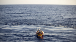 Tragedia a Lampedusa, morto un neonato caduto in acqua da un barchino