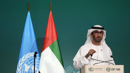 COP28 President Sultan al-Jaber speaks during the opening session at the COP28 U.N. Climate Summit, Thursday, Nov. 30, 2023, in Dubai, United Arab Emirates. (AP Photo/Peter Dejong)

Associated Press/LaPresse
Only Italy and Spain