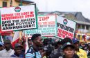 Manifestazione contro il carovita a Ibadan