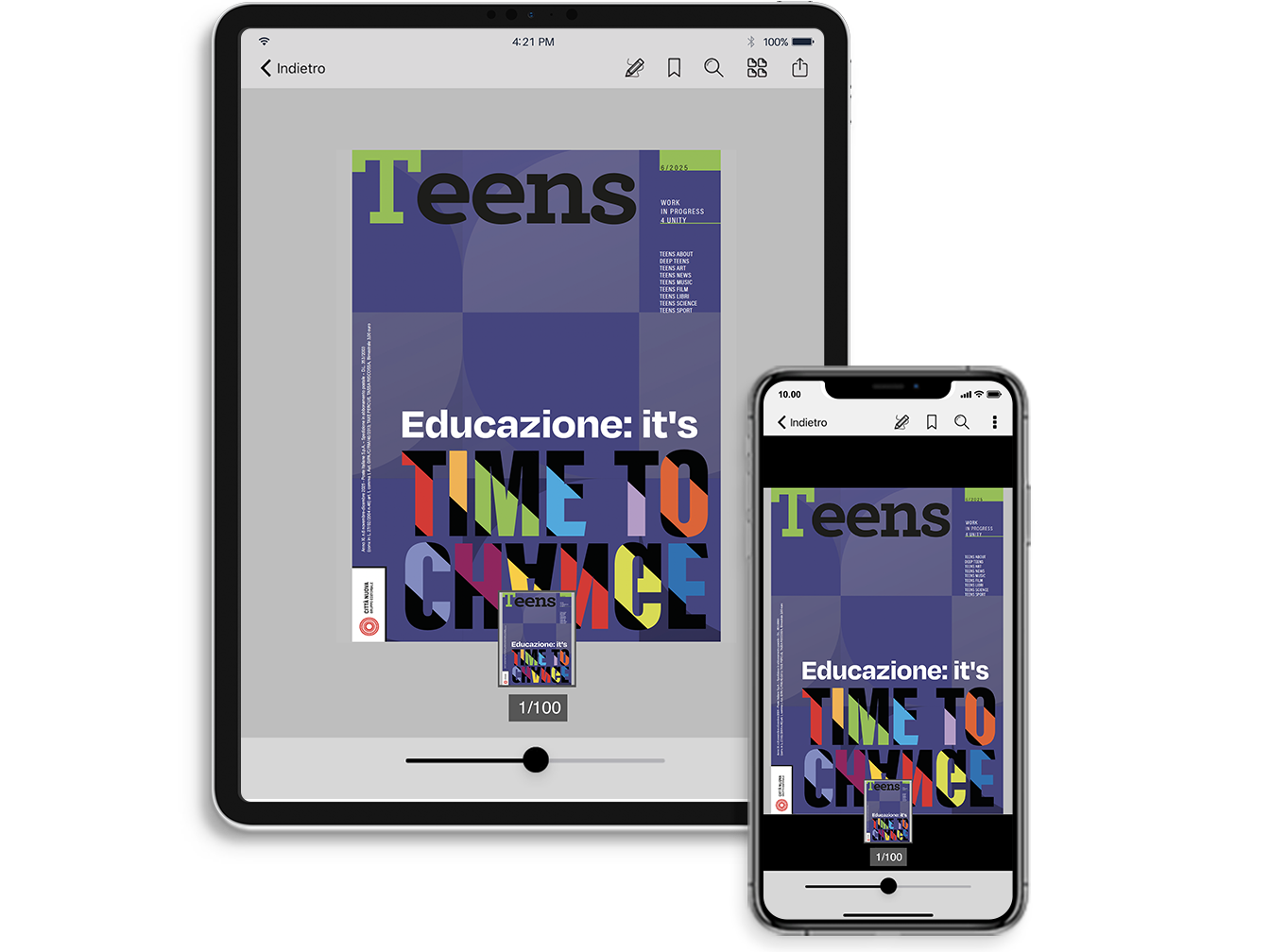 Copertina Teens novembre-dicembre 2025