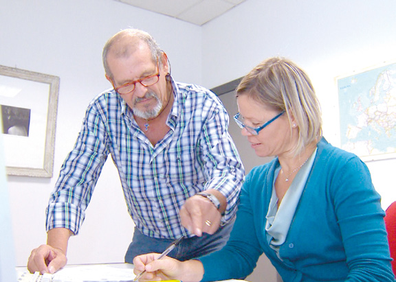 Pietro Comper. Una riunione in Tecnodoor.