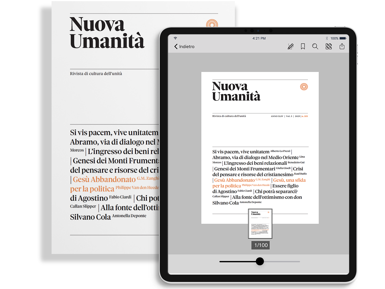 Copertina Nuova Umanità numero 253