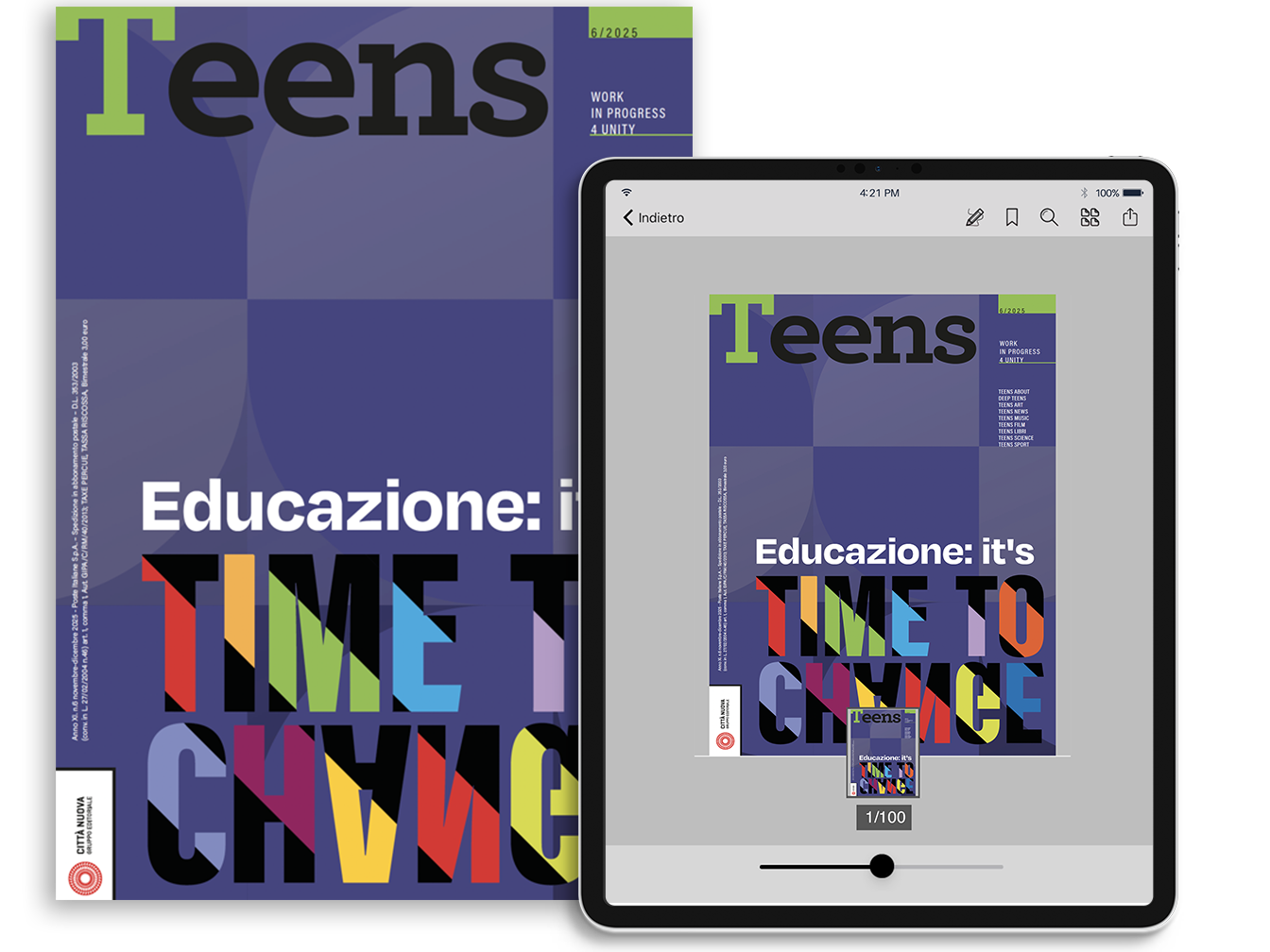 Copertina Teens novembre-dicembre 2025