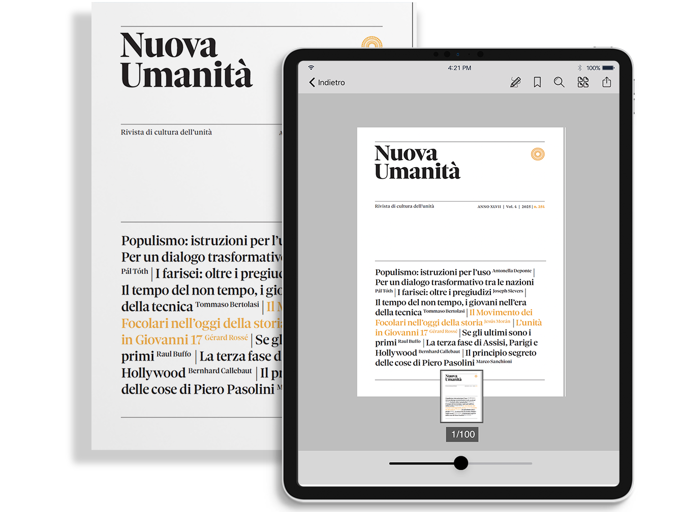 Copertina Nuova Umanità n. 254