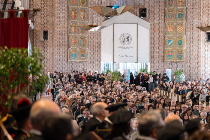 Università degli studi di Perugia - Inaugurazione dell'Anno Accademico 2025-2026 - II pubblico in Aula Magna (Cortesia UNIPG)