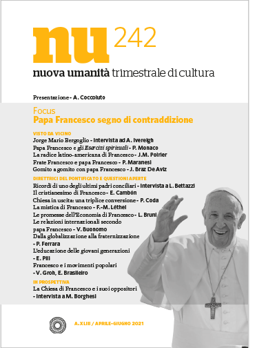 Copertina rivista Nuova Umanità numero 242 (Città Nuova).