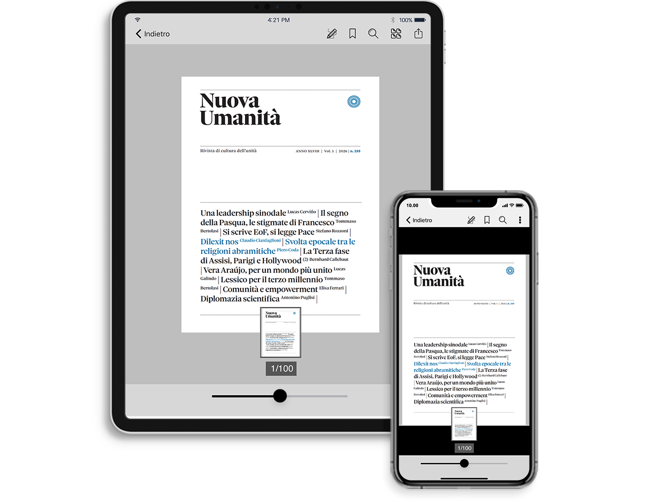 Nuova umanità (digitale, 1 anno)