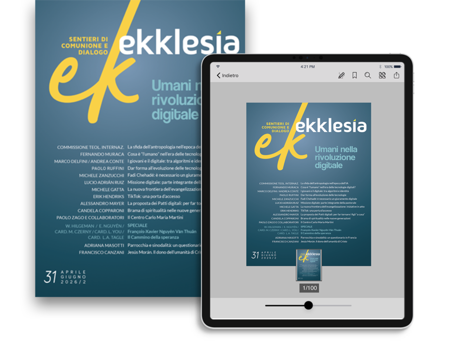 Copertina rivista Ekklesia numero 31 (Città Nuova).