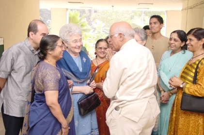 Kala Acharya con Chiara Lubich (da Catalano)