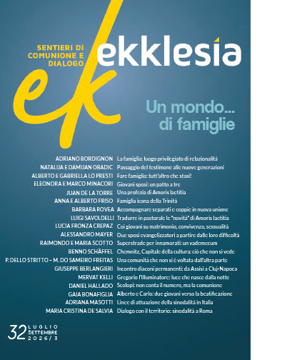 Copertina rivista Ekklesia numero 32 (Città Nuova).